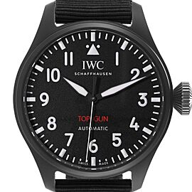 IWC Big Pilot 43 mm Top Gun Black Dial Automatic Mens Watch