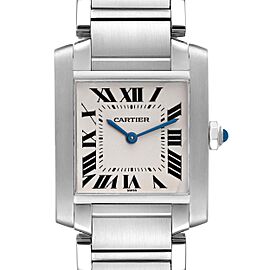 Cartier Tank Francaise Midsize Steel Ladies Watch