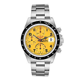 Tudor Tiger Woods Prince Yellow Dial Steel Watch