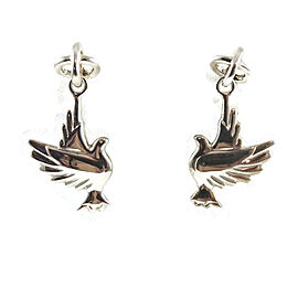 Tiffany & Co. Paloma Picasso Sterling Silver Dove Drop Earrings
