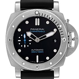 Panerai Luminor Submersible 42mm Black Dial Steel Mens Watch