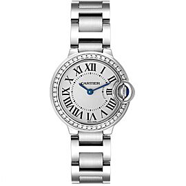 Cartier Ballon Bleu Diamond Steel Ladies Watch