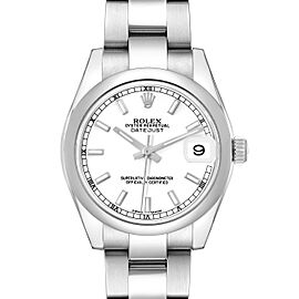 Rolex Datejust Midsize White Dial Steel Ladies Watch