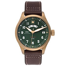 IWC Pilot UTC Spitfire Limited Edition Bronze Mens Watch