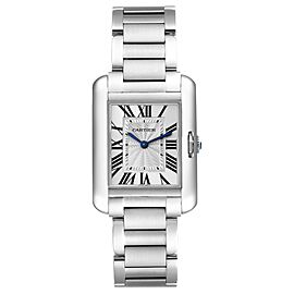 Cartier Tank Anglaise Midsize Steel Ladies Watch