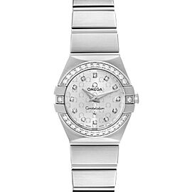 Omega Constellation Diamond Steel Ladies Watch