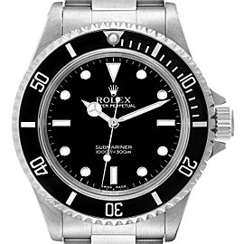 Rolex Submariner No Date 40mm 2 Liner Steel Mens Watch