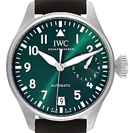 IWC Big Pilots 46mm Green Dial Automatic Steel Mens Watch
