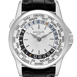 Patek Philippe World Time Automatic White Gold Mens Watch