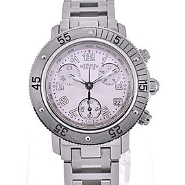 HERMES Clipper Stainless Steel/Stainless Steel Quartz Watch LXGH-254