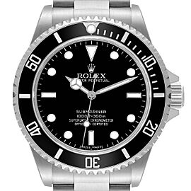 Rolex Submariner No Date 40mm 4 Liner Steel Mens Watch