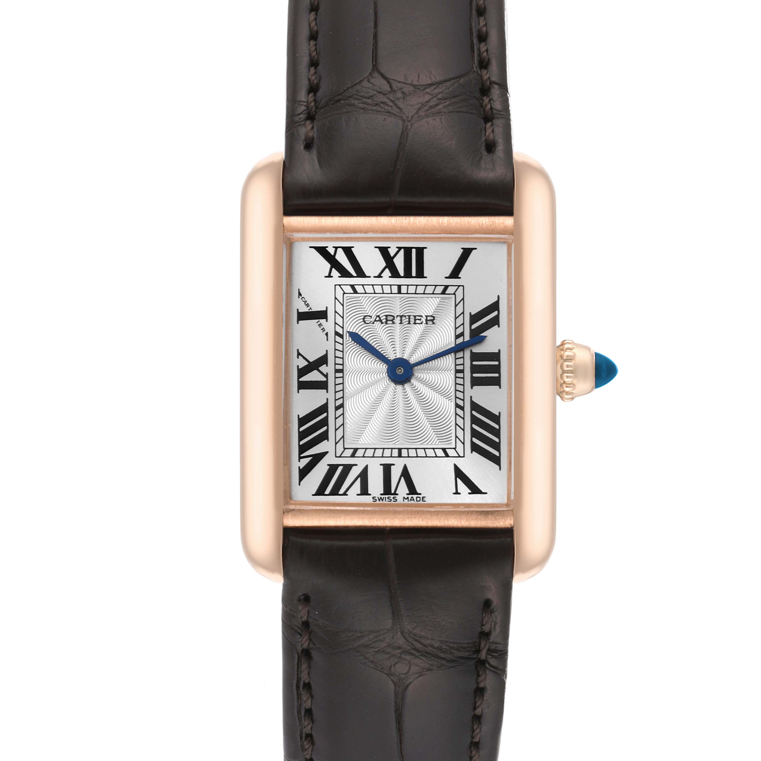 Cartier Tank Louis Rose Gold Mechanical Ladies Watch Buy at TrueFacet