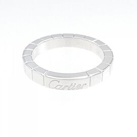 Cartier 18K White Gold Lanieres US 6 Ring E0764