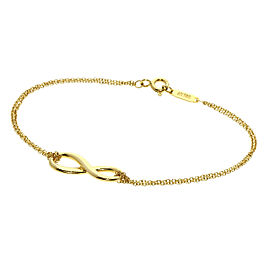 TIFFANY & Co Yellow Gold infinity Bracelet QJLXG-2439