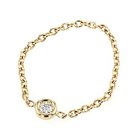 Christian Dior 18k Yellow Gold 1P Diamond Ring LXGBKT-771
