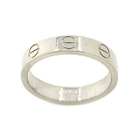 CARTIER 18K White Gold Ring US 4.5 SKYJN-180