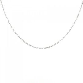 Cartier 18K White Gold Forusa Chain Necklace E0234