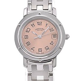 HERMES Clipper Stainless Steel/Stainless Steel Quartz Watch LXGH-256