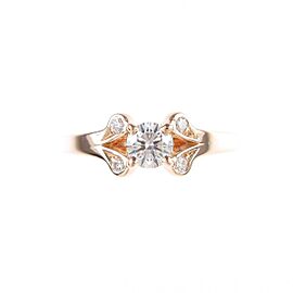 Cartier ballerina 18k Pink Gold Diamond Ring