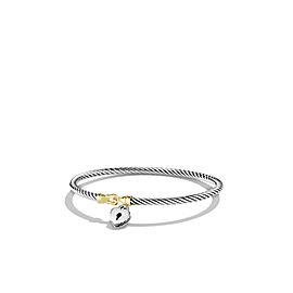 David Yurman Cable Collectibles Heart Lock Bracelet With Gold