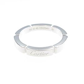 Cartier 18k White Gold Maillon Panthere Ring LXGYMK-405