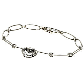 TIFFANY & Co 925 Silver Full heart Bracelet
