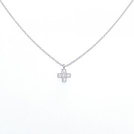 TIFFANY & Co 950 Platinum Cruciform Diamond Necklace E0212