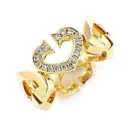 Cartier 18k Yellow Gold Diamond Ring