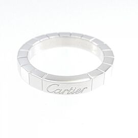 Cartier 18K white Gold Lanieres US 5 Ring E0780