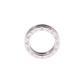 Bulgari B-Zero1 18K White Gold Ring Size 4.5