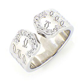 Cartier 18k White Gold Diamond Ring