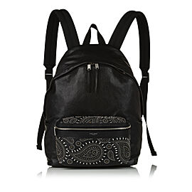 Saint Laurent Studded Leather Backpack