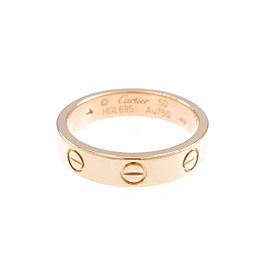 Cartier 18K Pink Gold Mini Love Ring LXGYMK-226