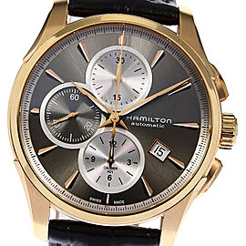 HAMILTON Jazz master Stainless Steel/Gold Plated/leather Automatic Watch Skyclr-1644