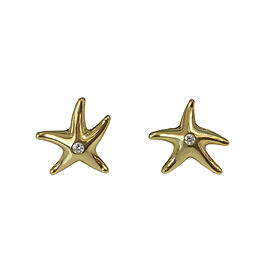 Tiffany& Co. Elsa Peretti Starfish Earrings with Diamonds