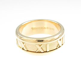 TIFFANY & Co 18K Yellow Gold Atlas Ring LXGYMK-767
