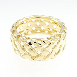 TIFFANY & Co Mini Vannelly 18k Yellow Gold US6.0 Ring