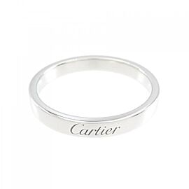 Cartier 950 Platinum Engraved de US 9.5 Ring E0859