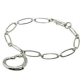 TIFFANY & Co 925 Silver Open heart Bracelet