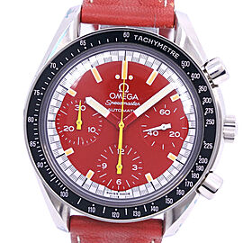 OMEGA Speedmaster Red Stainless Steel/leather Mechanical Watches LXNK-106