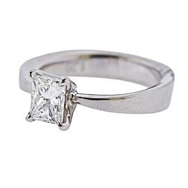 Platinum Diamond 0.88 Carat Engagement Ring