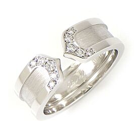 Cartier 18k White Gold Diamond Ring