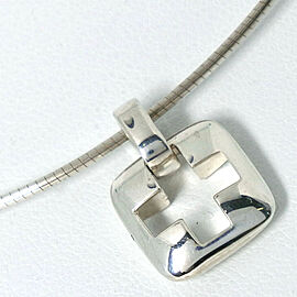 TIFFANY & Co 925 Silver cross Necklace LXNK-396