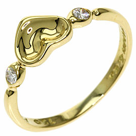 TIFFANY & Co 18k Yellow Gold Heart Ring LXGQJ-996