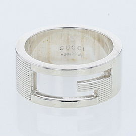 GUCCI 925 Silver Branded Ring LXGBKT-572