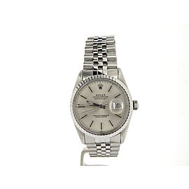 Mens Rolex Stainless Steel Datejust Silver 16030