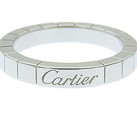 CARTIER 18K White Gold Laniere US 5 Ring LXNK-1102