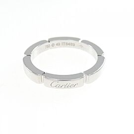 Cartier 18K white Gold Maillon Panthere US 5 Ring E0264