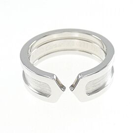 Cartier 18K white Gold C2 Small US 6 Ring E0858