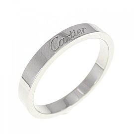 Cartier 950 Platinum Engraved de US 8.5 Ring E0772